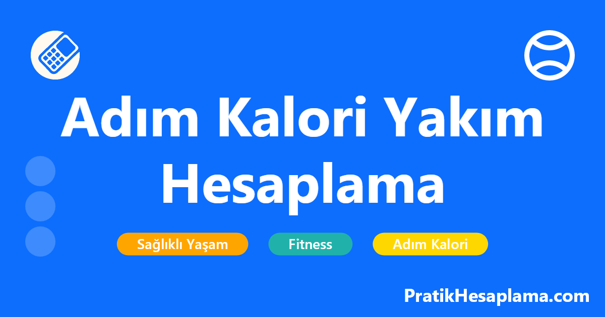 Adım Kalori Yakım Hesaplama hesaplama - Attığınız adım sayısına göre yaktığınız kalori miktarını hesaplayın. Kilo, boy ve yürüyüş temponuza göre kişiselleştirilmiş sonuçlar alın.