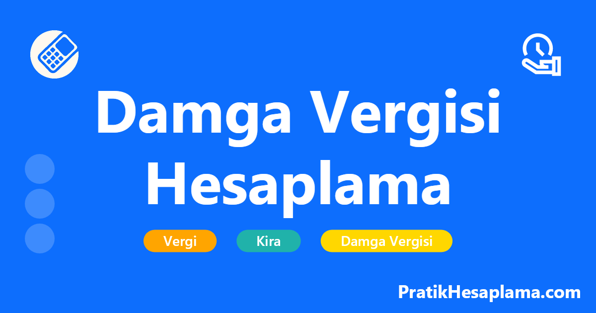 Damga Vergisi Hesaplama hesaplama - 2025 yılı güncel damga vergisi oranları ile sözleşme, bordro, ihale ve diğer evraklar için damga vergisi tutarını kolayca hesaplayın. Tüm damga vergisi türleri için anlık hesaplama.