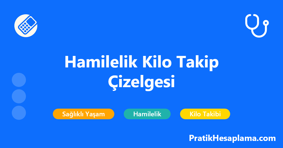 Hamilelik Kilo Takip Çizelgesi hesaplama - Gebelik sürecinizde ideal kilo alımınızı hesaplayın ve takip edin. VKİ'ye göre önerilen kilo alım aralıklarını öğrenin ve sağlıklı bir hamilelik geçirin.