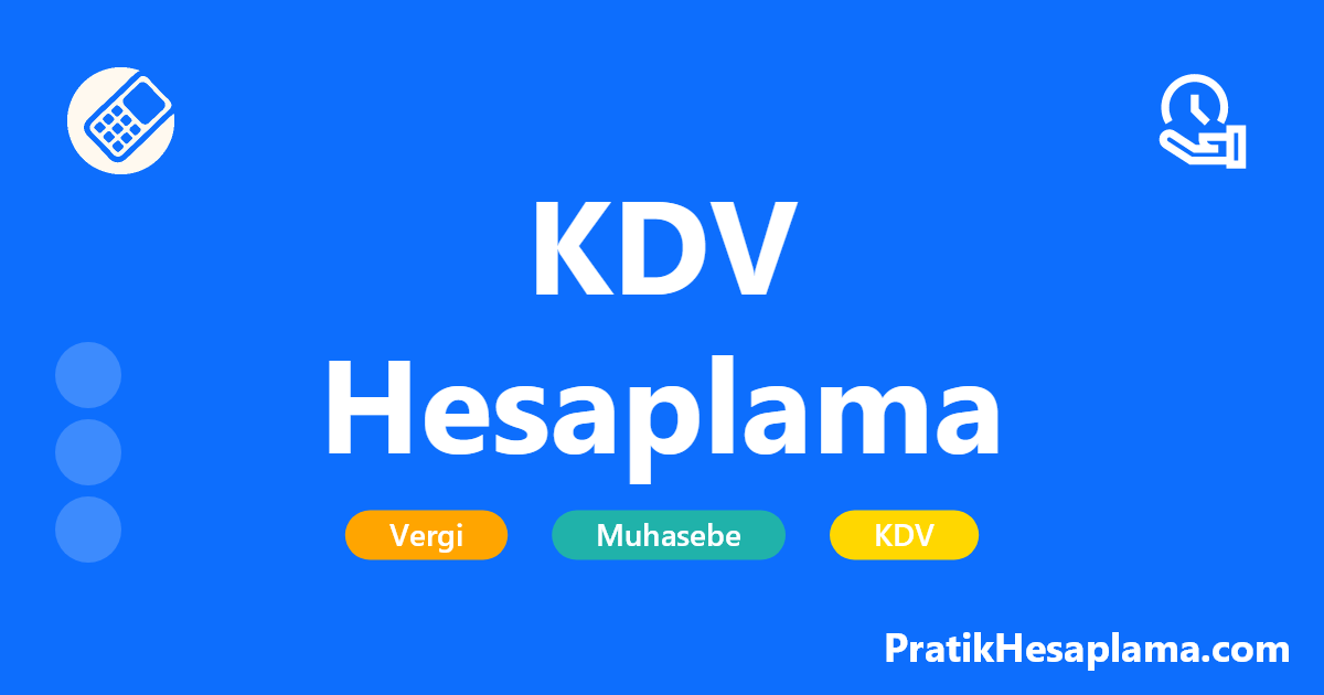 KDV Hesaplama hesaplama - KDV hesaplama aracı ile KDV dahil/hariç fiyat, tevkifat ve ÖTV dahil hesaplamalarınızı kolayca yapın. Farklı KDV oranları için anlık hesaplama yapabilirsiniz.