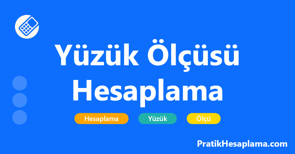 Yüzük Ölçüsü Hesaplama hesaplama - Yüzük ölçünüzü kolayca hesaplayın. Online yüzük ölçüsü hesaplama aracı ile parmak ölçünüzü öğrenin. Alyans, nişan yüzüğü ve diğer yüzükler için ideal.